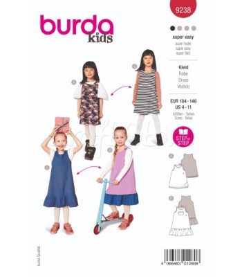 BURDA πατρόν φορέματα 9238
